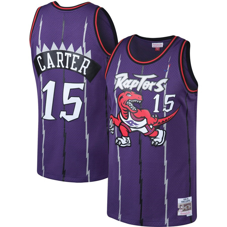 Cross-border E-commerce Summer Raptors No.15 Basketball Suit suit Men's Embroidered Printed Vest Outdoor Training Suit