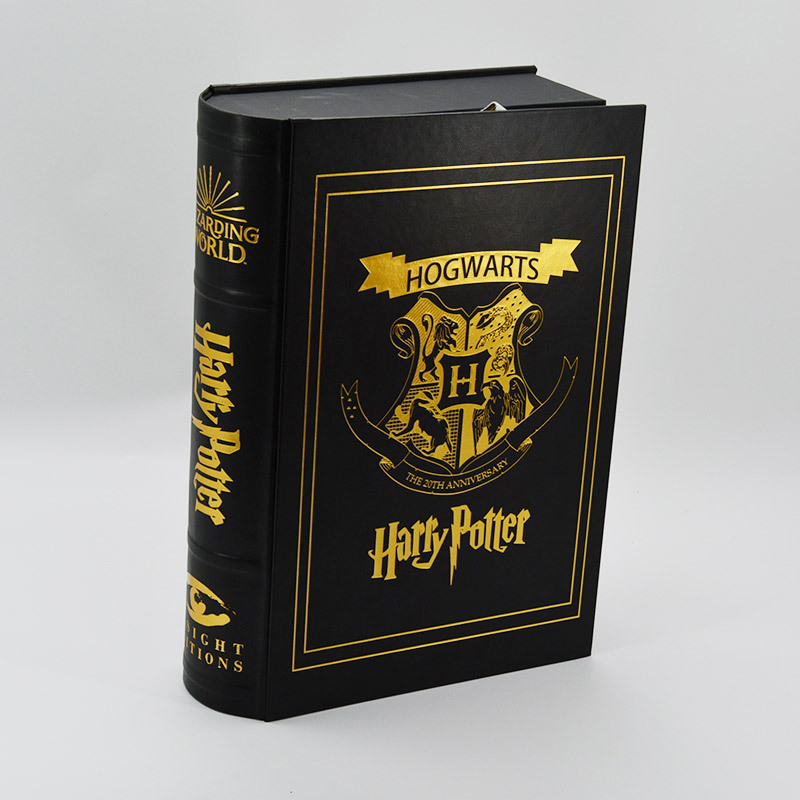 Harry Potter Book-Shaped Box Custom-Made with Gold Stamping, Flip-Top Hardcover Book Box, Vintage Hardcover Book-Style Gift Box, Book Box Harry Potter Book-Shaped Box Custom-Made with Gold Stamping, Flip-Top Hardcover Book Box, Vintage Hardcover Book-Style Gift Box, Book Box