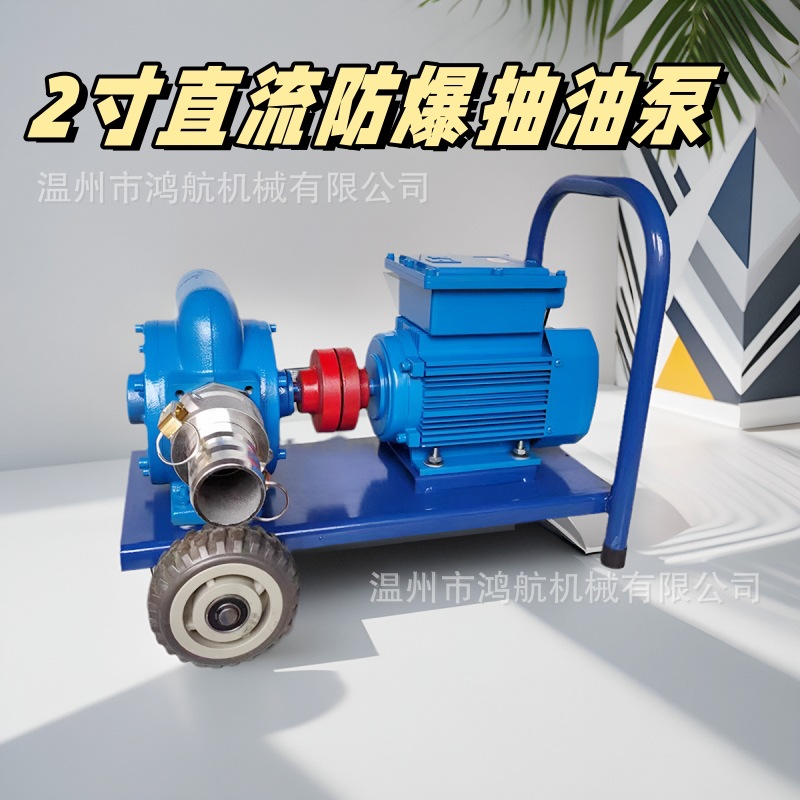 12V24V大流量防爆自吸抽油泵加油泵汽油柴油电动油泵滑片泵加油机