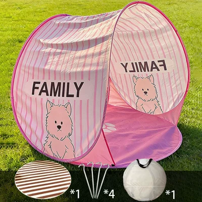 Quick-Open Tent, Outdoor Sun: Avtomobil dam çadırları - pink-suit-1-3