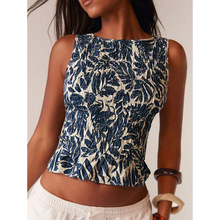 2025��ó���� Women Tops Blouses Tee ����ӡ����Ҷ��ϸ��������