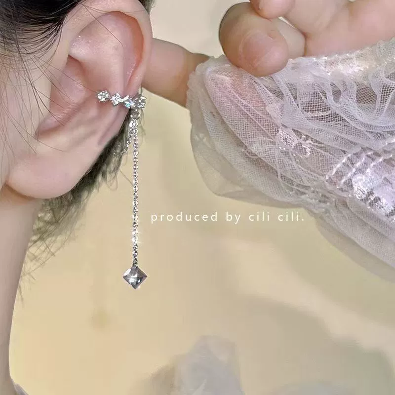Серьги-крючки, дизайн длинных серег с кисточками, жемчуг, корейский стиль, без прокола ушей, тренд сезона