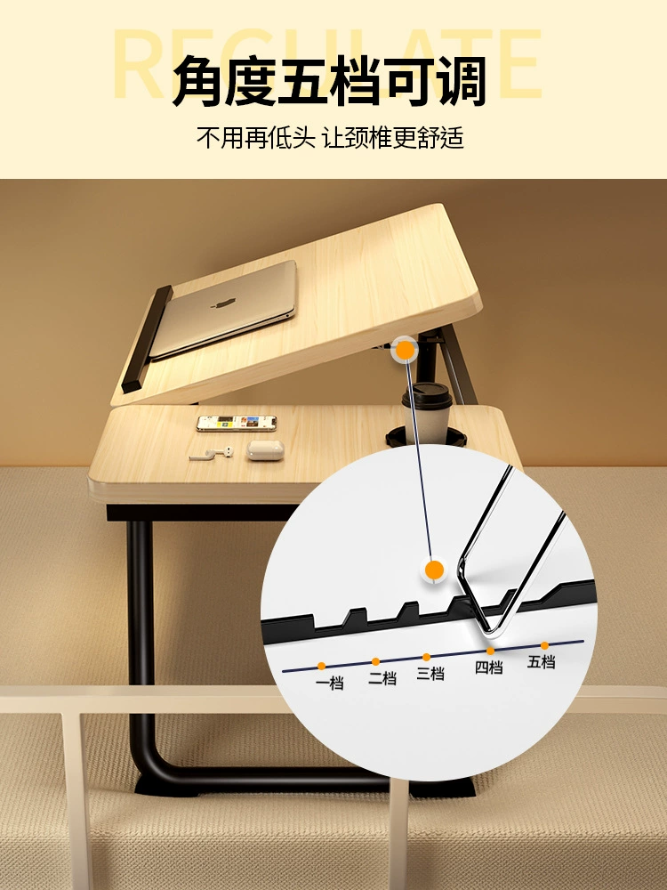 Компьютерный стол для кровати, небольшой стол, подъемный складной стол для спальни, дома, студента, письменный стол, общежитие, спальня, ленивый учебный стол