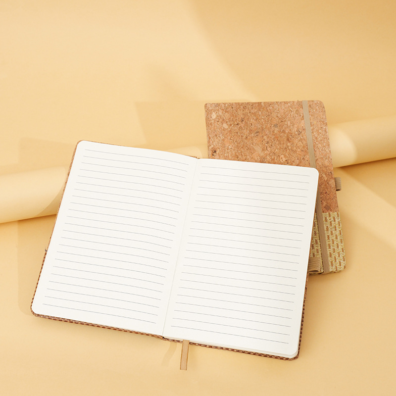 Transfronterizo A5 tejido empalme correa cuaderno personalizado cuaderno de negocios cuaderno creativo papelería mayorista