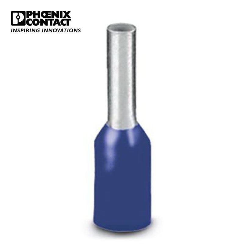 菲尼克斯 接线端子冷压头端头堵头蓝色 AI 0,75-8 BU-CN-3203176