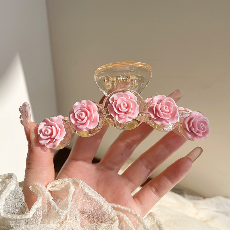 Celebridad de Internet 2024 Nueva horquilla pequeño clip de tiburón grano clip de cabeza de bola baja