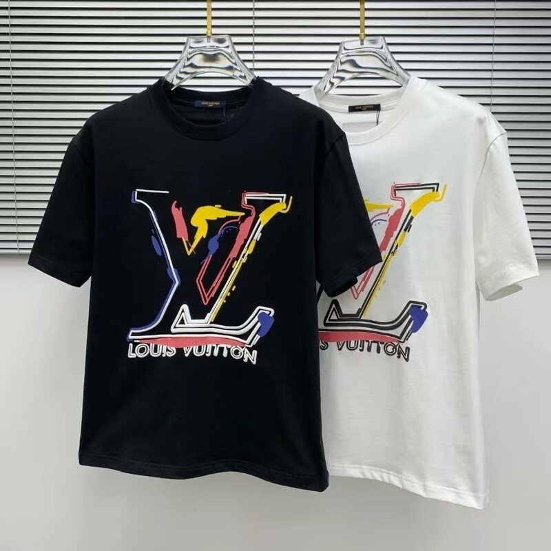 In-Stock Cross-Border Foreign Trade Lujia Summer New Casual Letter Print Short-Sleeve Top Fashion Loose Short-Sleeve Trendy In-Stock Cross-Border Foreign Trade Lujia Summer New Casual Letter Print Short-Sleeve Top Fashion Loose Short-Sleeve Trendy