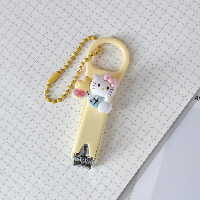 卡通指甲刀指甲锉套装可爱指甲钳少女心美甲修甲工具便捷指甲剪|undefined