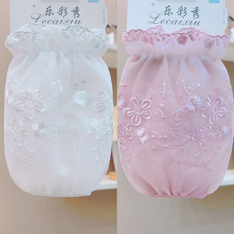 Rose flower 2 pairs (white+pink)