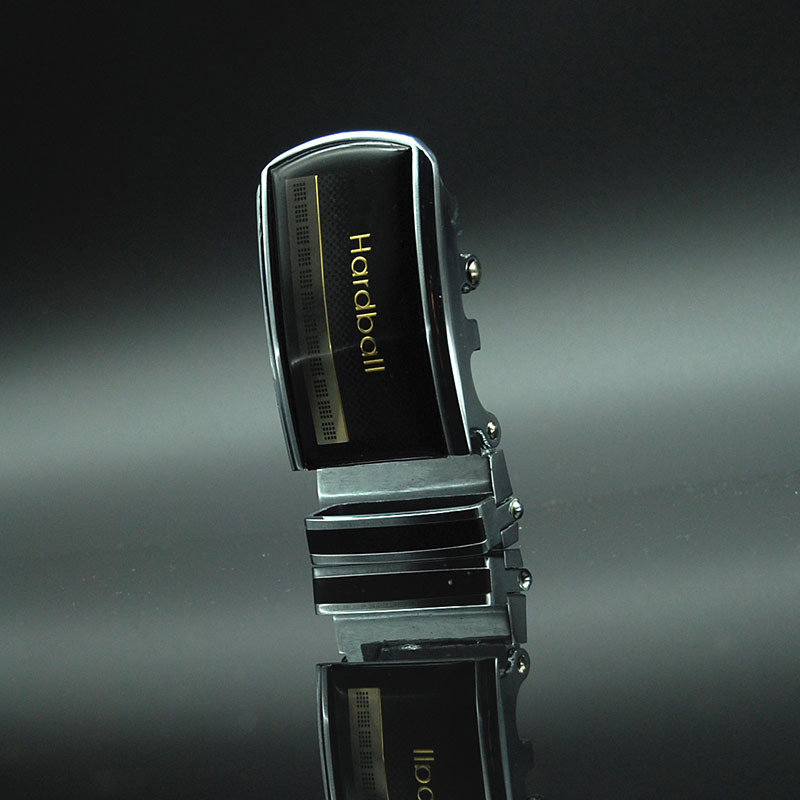 Factory Direct Belt Men's Flat Belt Leather Factory Cowhide Belt Men's Automatic Buckle Belt A Piece Of Hair undefined