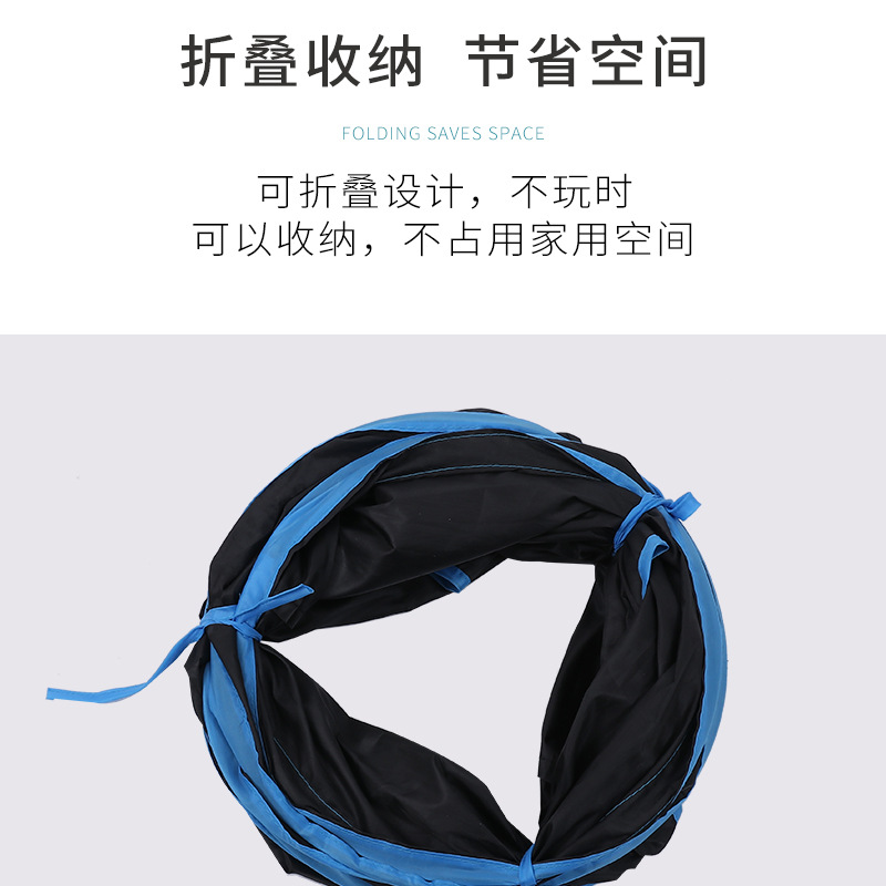 Suministros para mascotas Amazon nuevo Negro S-tipo gato Túnel de juguete auto-Hola gato de juguete plegable gato túnel