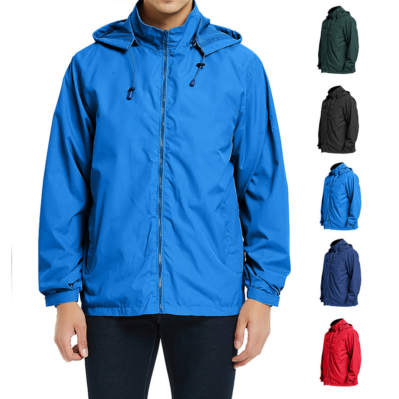 Outdoor assault clothing thin jacket hooded windproof waterproof INS European and American men's coat Amazon foreign trade cross-border Outdoor assault clothing thin jacket hooded windproof waterproof INS European and American men's coat Amazon foreign trade cross-border