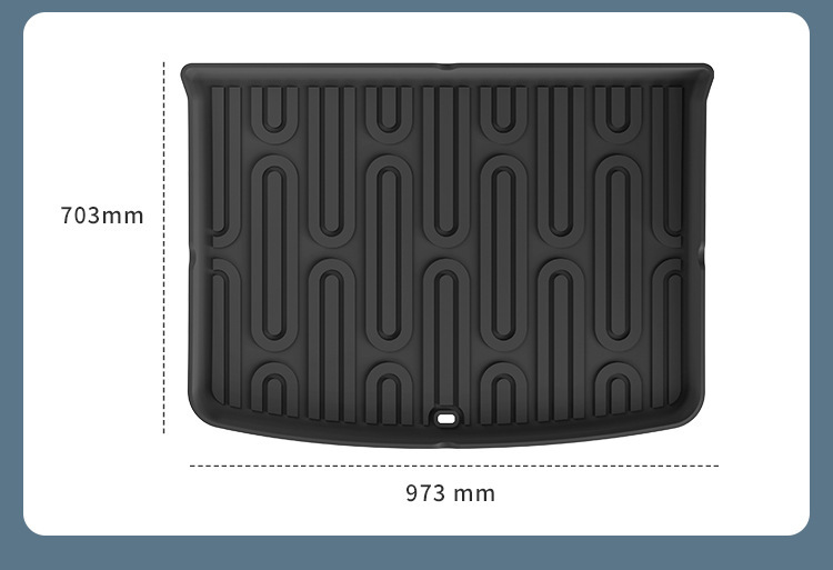 Suitable for 25 Models of Nio Firefly Car Trunk Mat Tpe Trunk Mat Seat Back Cushion