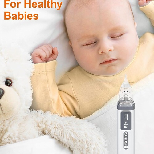 Electric baby nasal aspirator for home use for mothers and infants to suck snot and boogers for babies with excessive snot and children's nose suction machine