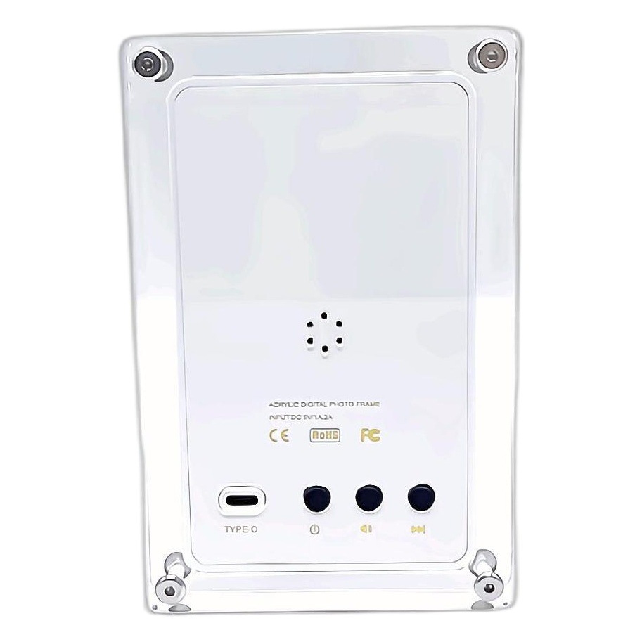 Marco de fotos digital de acrílico de 5 pulgadas Reproducir video foto actividad regalo marco de fotos electrónico marco de fotos de acrílico