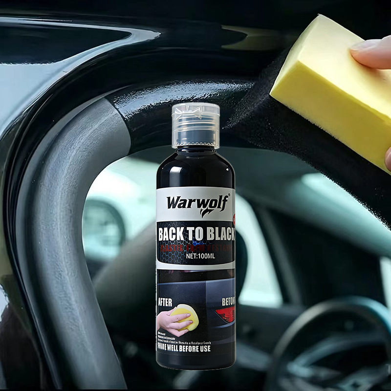 Cross-border Special Black Coating Car Interior Refurbishing Wax - Car Bumper and Dashboard Wax - Seat Glossy Surface