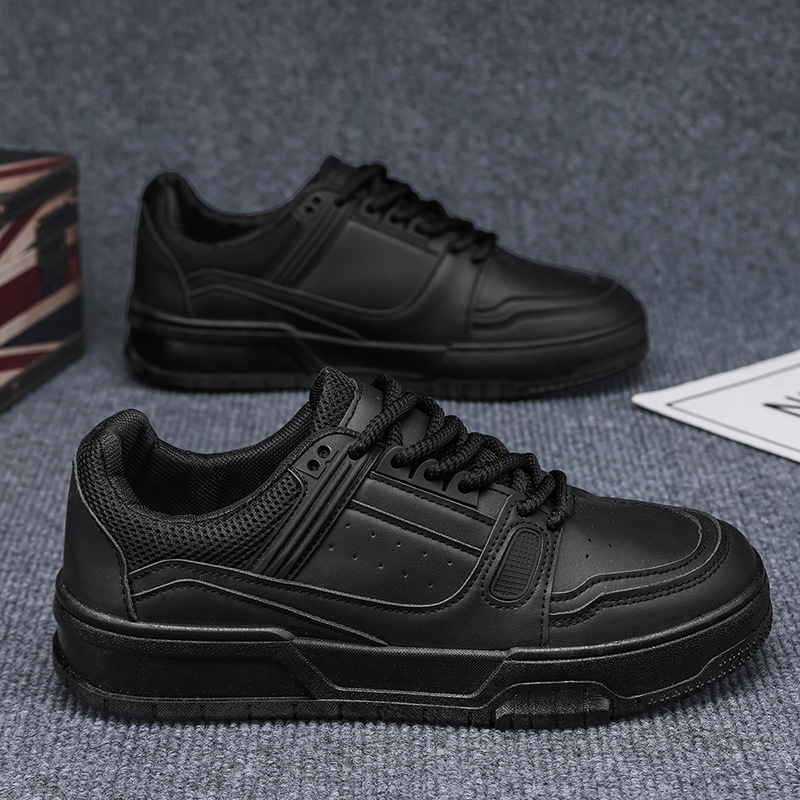 Zapatos de hombre de primavera 2026 nuevos zapatos de skate antideslizante de altura, zapatos deportivos juveniles de moda casuales