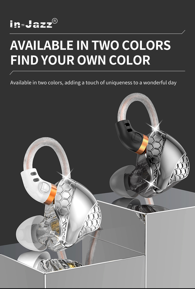 Export Heavy Bass Over-Ear Wired Headphones Metal Noise Cancelling In-Ear Sports Music Ear Hook Style_voghion.com