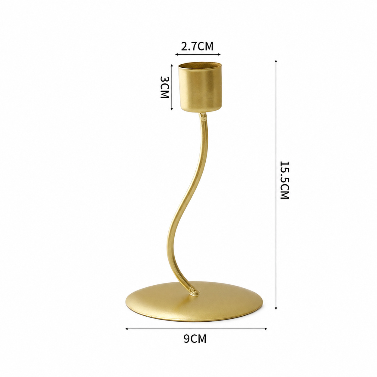 Candelabro de Hierro de Mesa Estilo Europeo para Cena Romántica y Sala de Estar image 7
