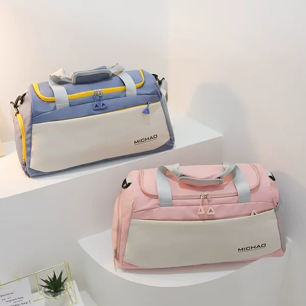 Fitness Bag wet and dry separation training sports bag portable luggage bag short-distance travel bag men's and women's large capacity swimming bag