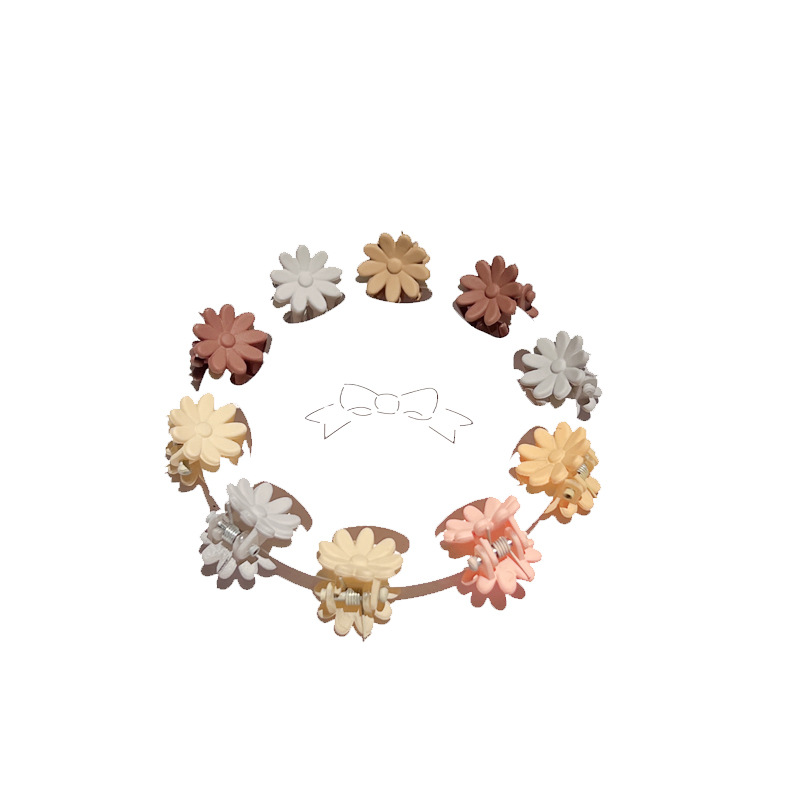 Set de 10 Horquillas Mini con Flores, Estilo Coreano, para Flequillo, Lindas