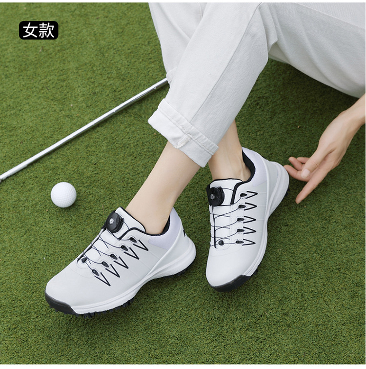 高尔夫球鞋男士超纤皮面防水透气男鞋防滑舒适柔软跑步休闲运动鞋详情9