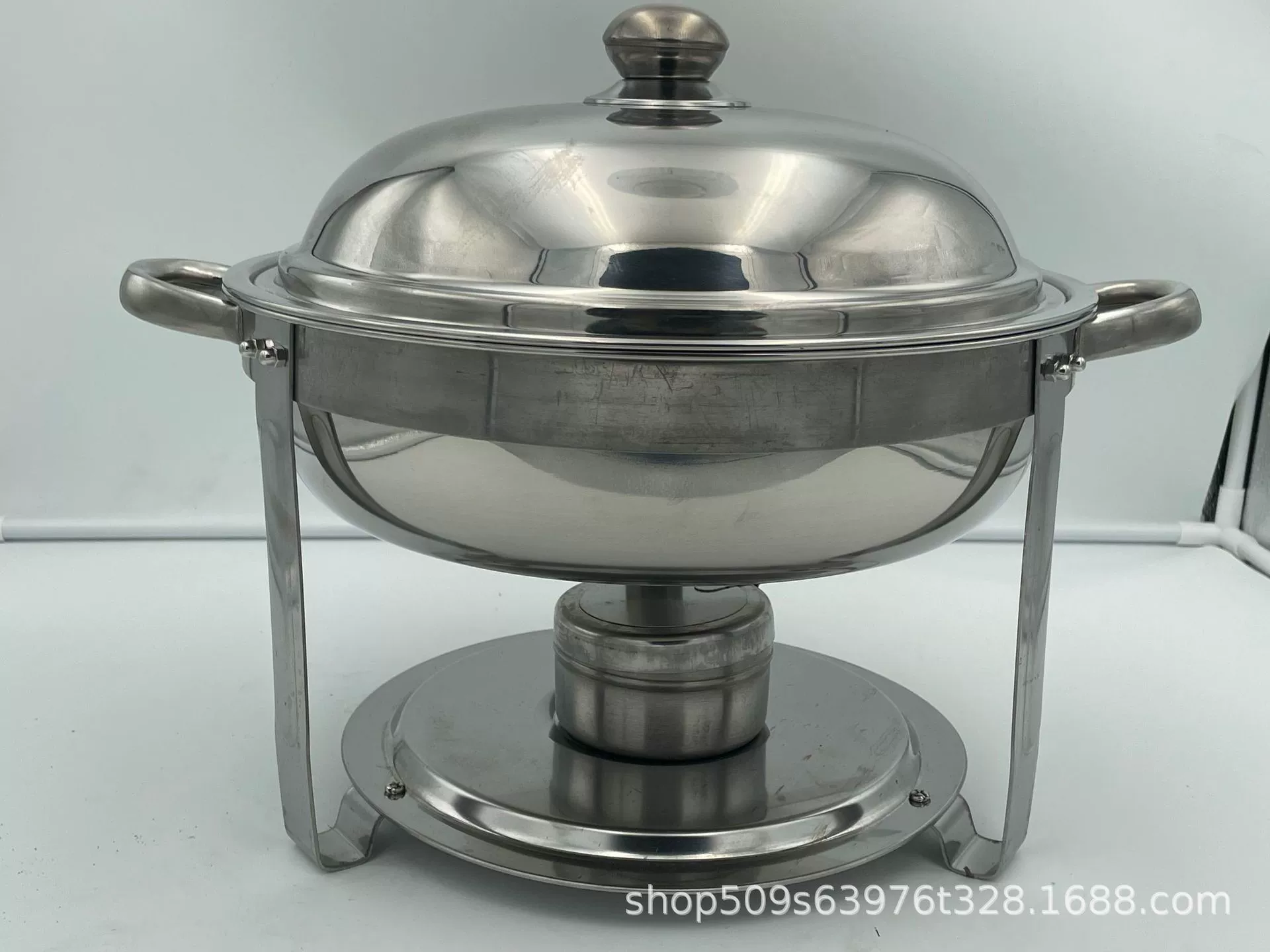 Нержавеющая сталь вращающаяся буфетная плита круглая кухонная плита 5 литровая обеденная плита для отеля ресторана коммерческая кухонная плита