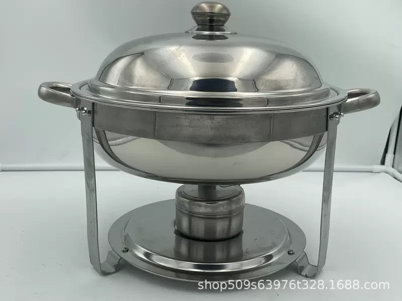 Нержавеющая сталь вращающаяся буфетная плита круглая кухонная плита 5 литровая обеденная плита для отеля ресторана коммерческая кухонная плита