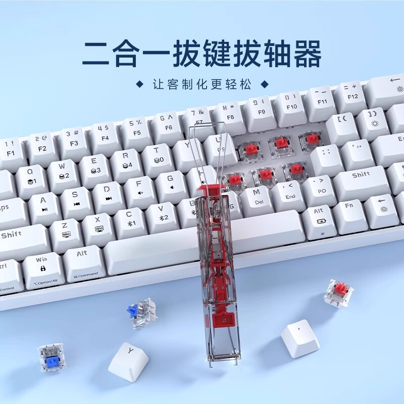 Shaft Puller, Key Puller, Two-In-One Mechanical Keyboard Hot-Swappable Keycap Shaft Remover, Customized Keyboard Cleaning