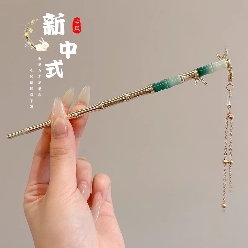 Nuevo estilo antiguo chino flores pinzas de cabello de mujer de alta calidad pinzas de cabello de cabello de cabello de mariposa de estilo chino