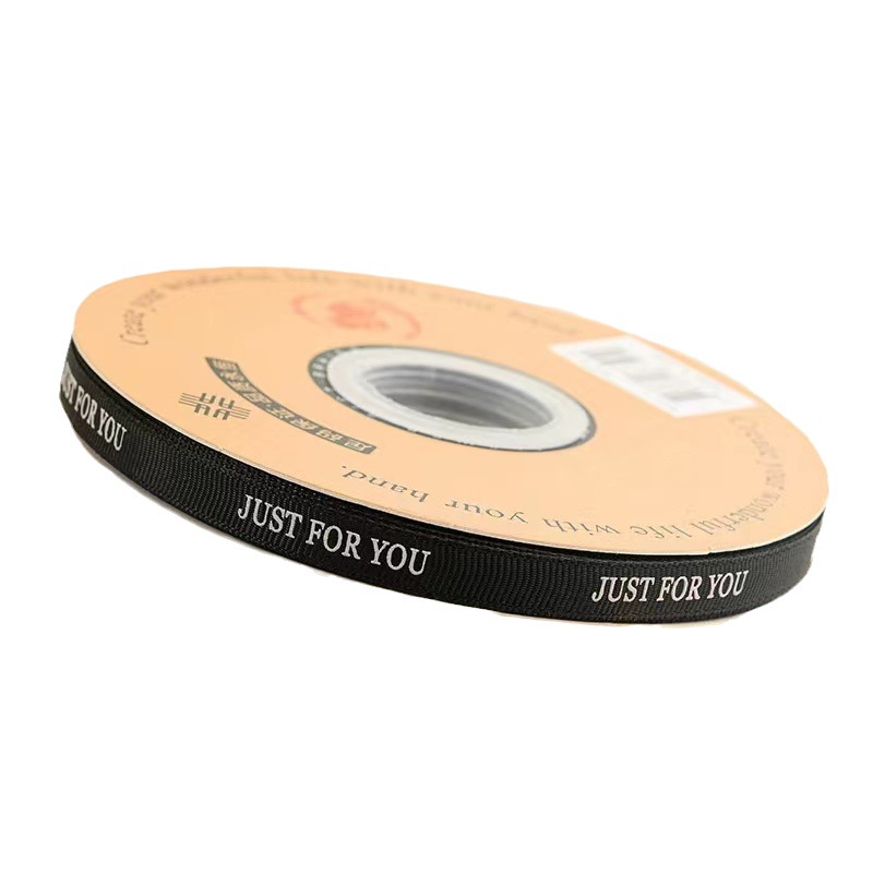 1cm cinta inglesa ramo caja de regalo embalaje hilo cinta de impresión sólo para usted flor cinta al por mayor