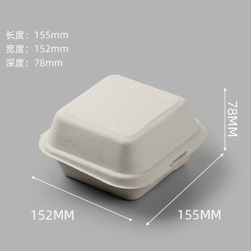 Коробка для пикника бенто упаковочная коробка одноразовая коробка для торта бумажная коробка для гамбургера тирамису разлагаемая упаковочная коробка