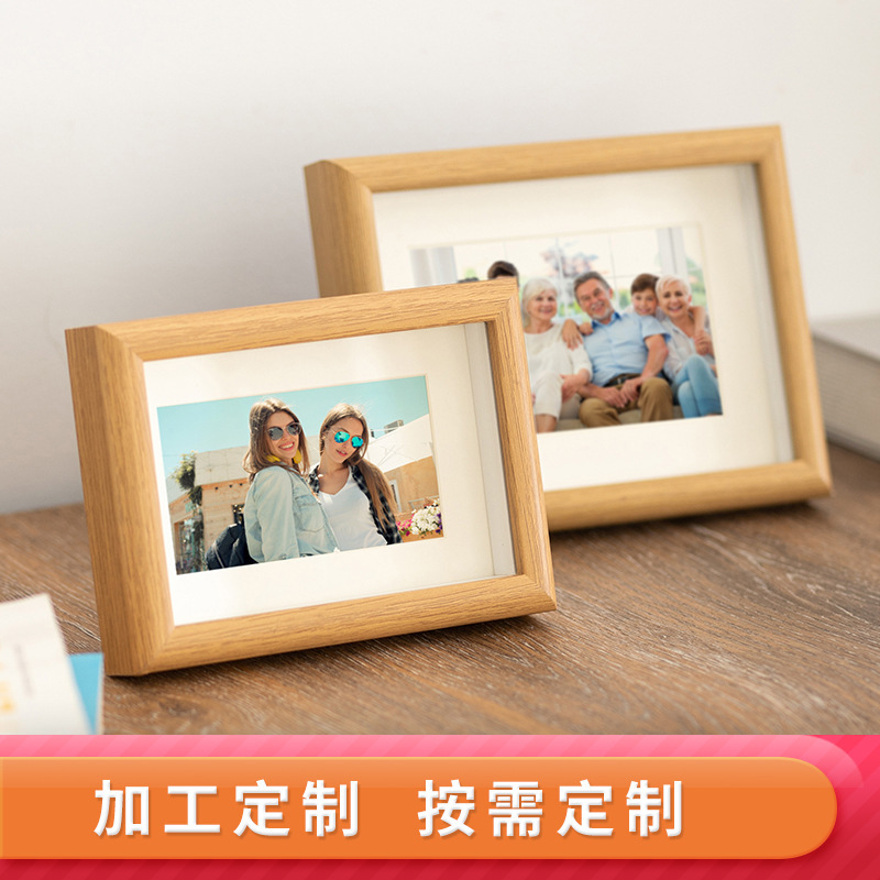 Hollow stereo photo frame 6 inch 7810 inch table wholesale cross-border diy frame wall hanging tempered glass A4a3 ornaments