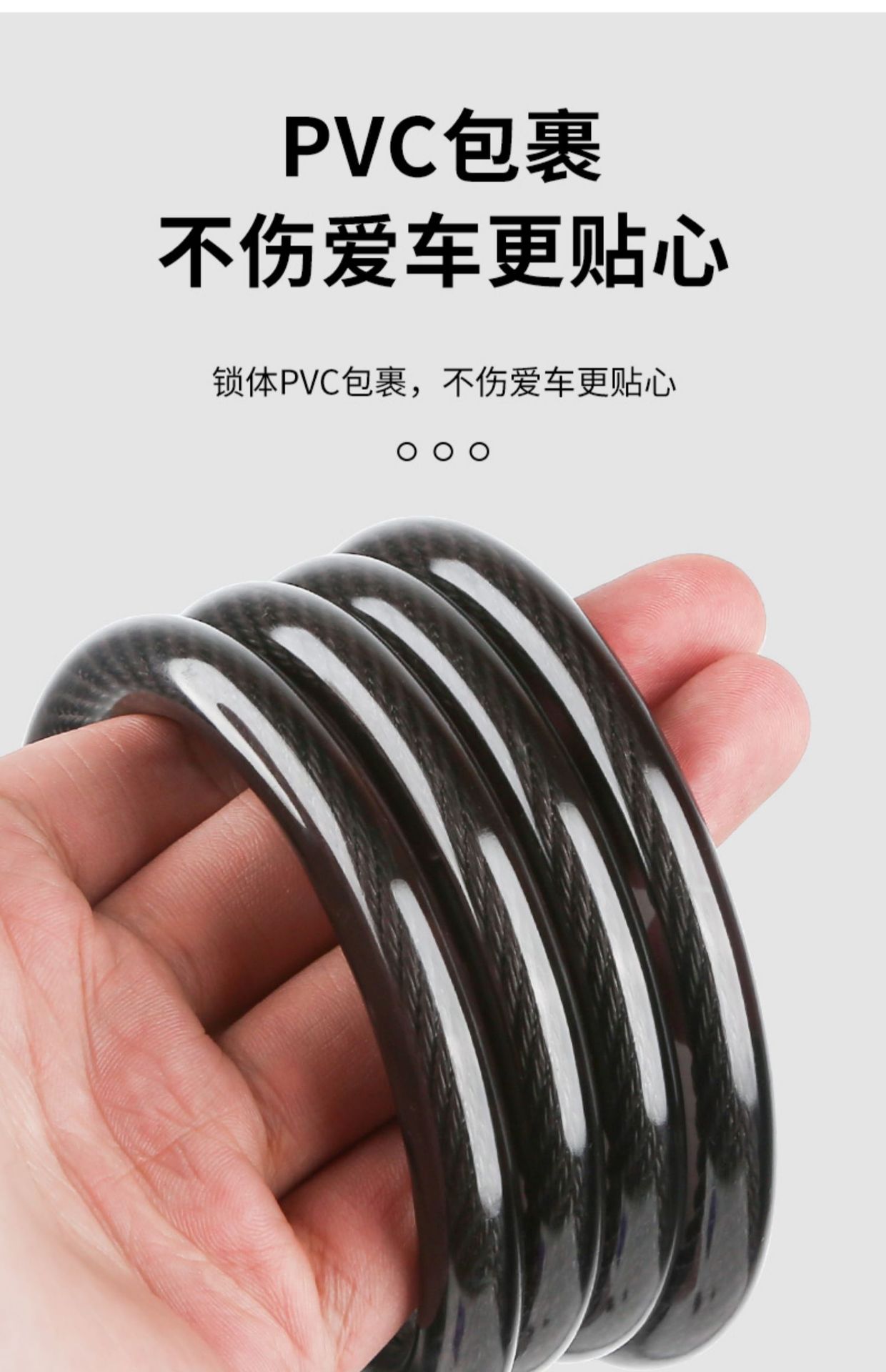 Mountain Bike Lock Anti-Theft Wire Lock Electric Battery Motorcycle Ring Password Chain Lock Head Children Wholesale