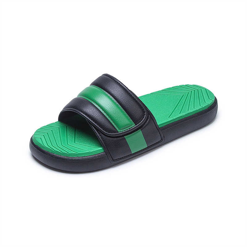 Nueva tendencia de velcro de verano, chanclas transfronterizas de gran tamaño, antideslizantes, transpirables, zapatillas deportivas de moda