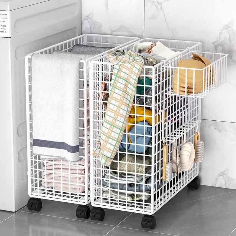 Dirty Clothes Basket, Dirty Clothes Storage Basket, Household Dirty Clothes Basket, Dirty Clothes Storage Artifact, Iron Foldableable Laundry Basket