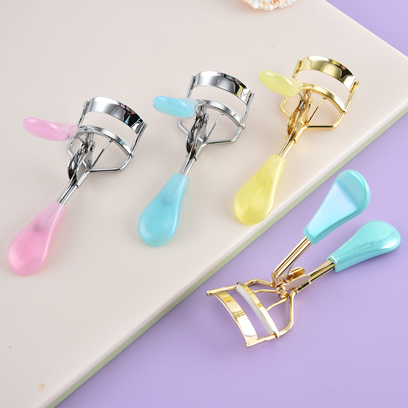 Nuevo clip de pestañas de ángulo amplio curling mágico clip de pestañas portátil sin clip de párpados herramientas de maquillaje electrodeposición clip de pestañas