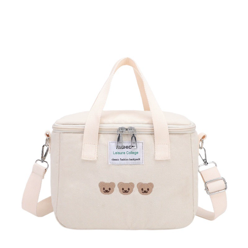 Сумка для матери и ребенка Портативный холст из полиэстера вышивка косой ручная сумка большой емкости оптовая сумка с мамой