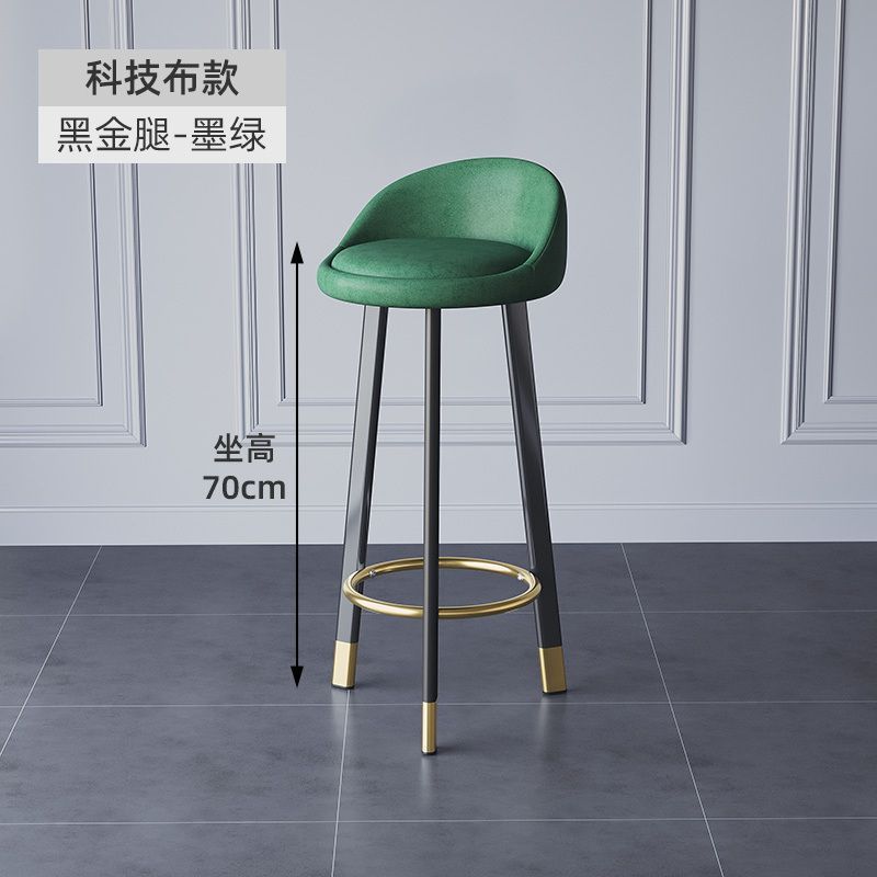 Fábrica directa nórdica silla de bar taburetes altos modernos simples cajero de la recepción respaldo de la silla elevadora de bar taburetes