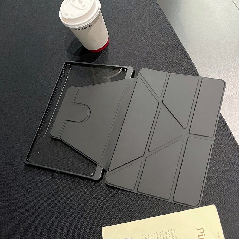 Suitable for Samsung S9FE flat panel protective cover 11 inch 720 rotating 3 Y folding S10plus12.4 flat panel shell