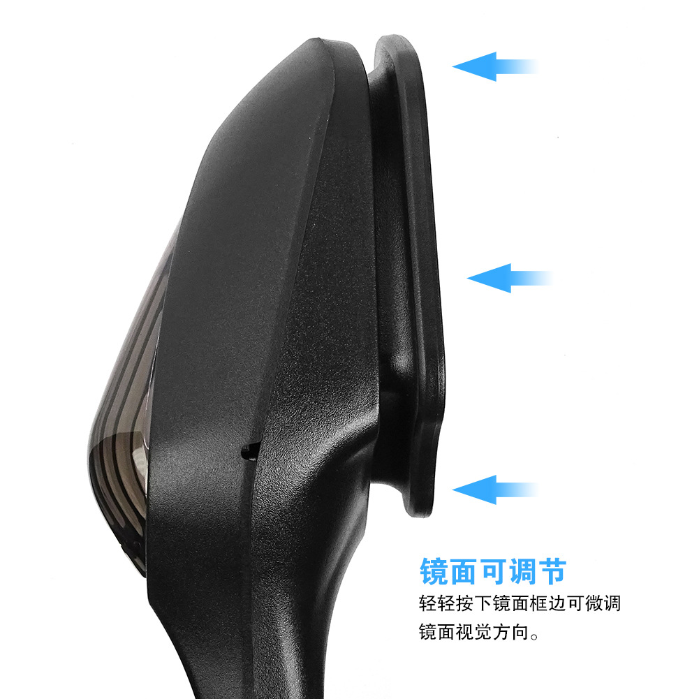 For Honda Cbr1000Rr 2008-2016 Foldable with Steering Motorcycle Reflector Rearview Mirror