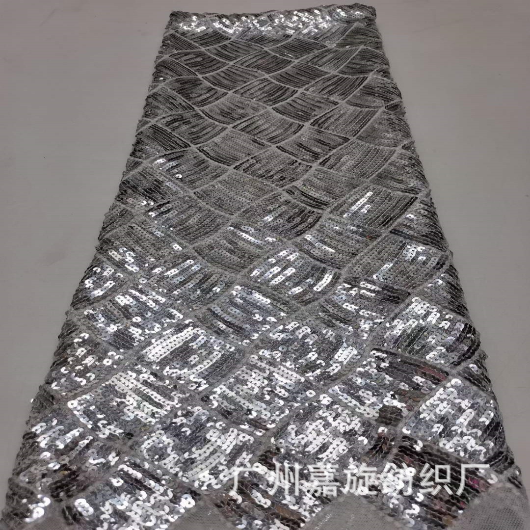Tejido elástico cuadrado sequinilla nuevo cristal cuentas ropa infantil ropa de espectáculo accesorios