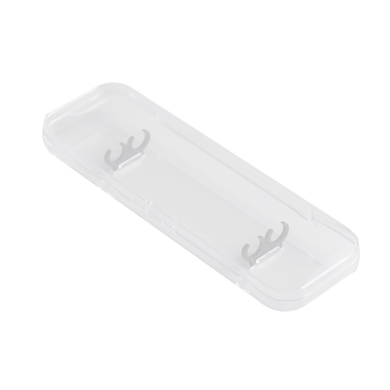 Fabricante rectangular al por mayor caja de pluma de plástico transparente bolígrafo de firma bolígrafo para bolígrafo caja de regalo impresión logotipo