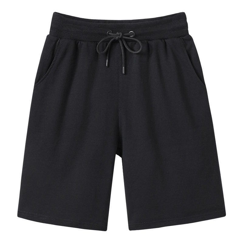 Casual de algodón transfronterizo deportivo transpirable pantalones cortos de verano de piernas anchas rectas grandes pantalones de cinco puntos image 3