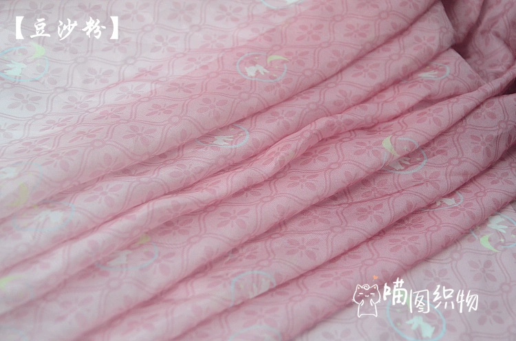 Genuine multicoloured shiffon Hanfu, cloth, gradient