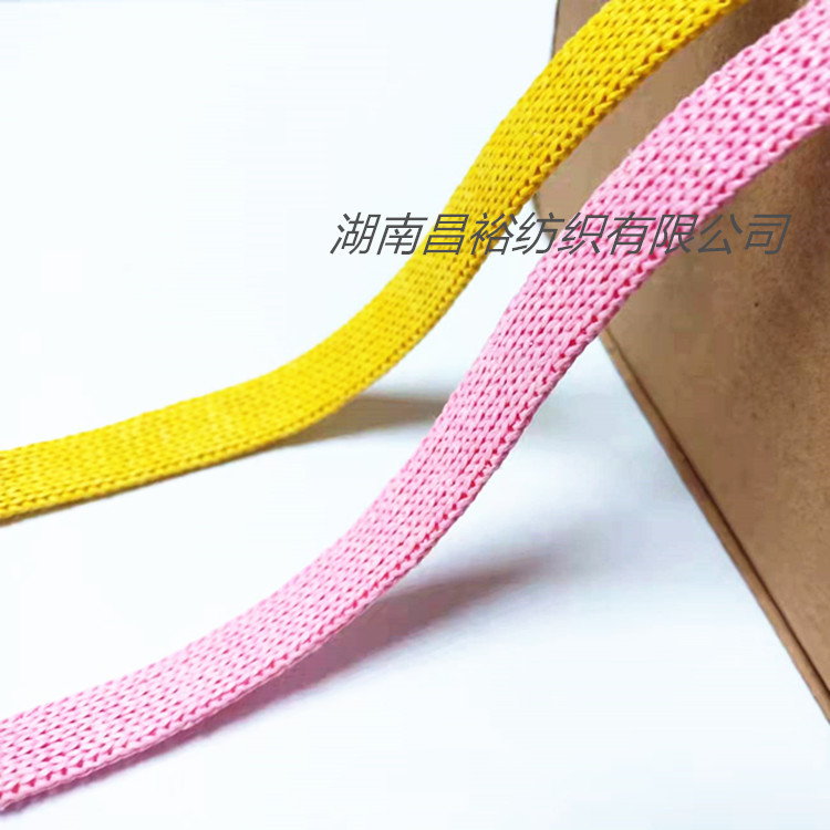 扁纸绳手挽针通扁纸绳FSC环保纸质包装扁绳纸袋手拎绳