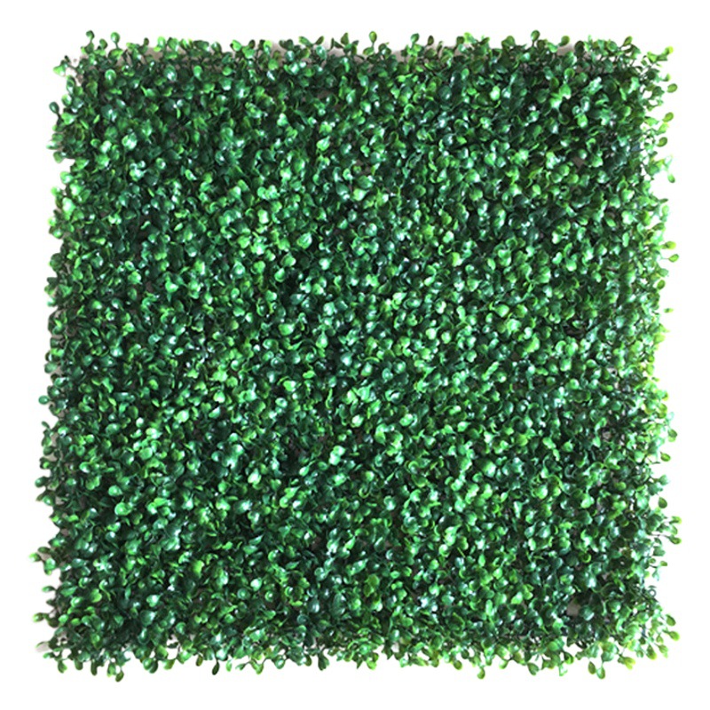 Muro de Plantas Artificiales de Suministro Directo Teum, Fondo de Pared de Plástico Resistente al Sol, Césped Milán, Decoración Interior y Exterior, Pared de Plantas Verdes Artificiales