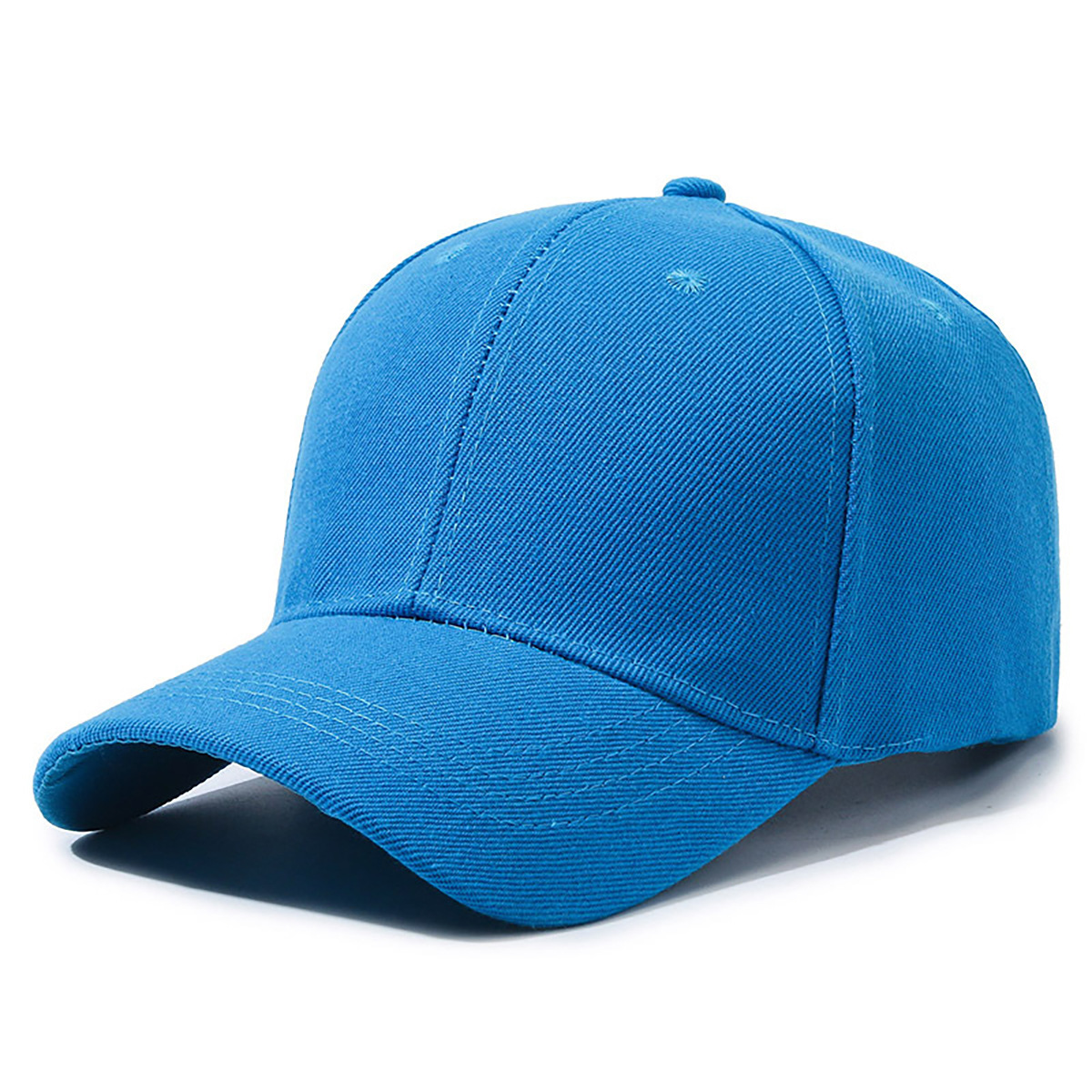 Sombrero de placa de impresión personalizada gorra de béisbol para adultos gorra de trabajo gorra de trabajo gorra de visera de color sólido logo bordado