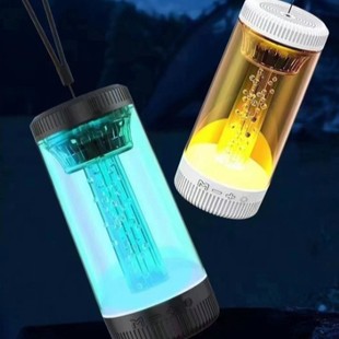 Camping Light Bluetooth Speaker Home Outdoor Wireless Audio Subwoofer German High-Quality Crystal Light Speaker