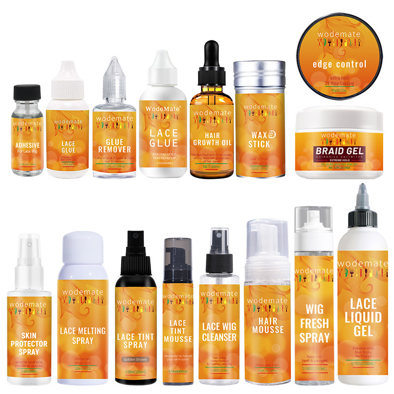 Cross-Border Hot-Selling Wholesale Glue Lace Wig Glue Set Wig Installation Kit